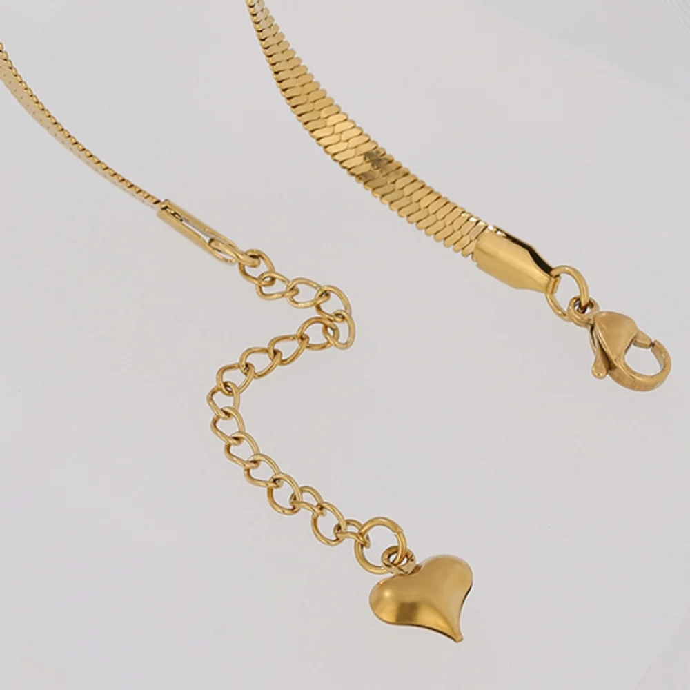 Charm Snake Chain Necklace - Picture 6 of 11